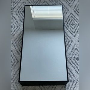 West Elm mirror brand new with shelves